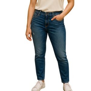 Revolution by Ricki’s Brooke Boyfriend Fit Jeans Blue Medium Wash Stretch 30